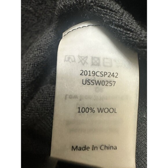 Universal Standard Women's M Black 100% Wool Crewneck Sweater Loose Fit - Picture 4 of 5